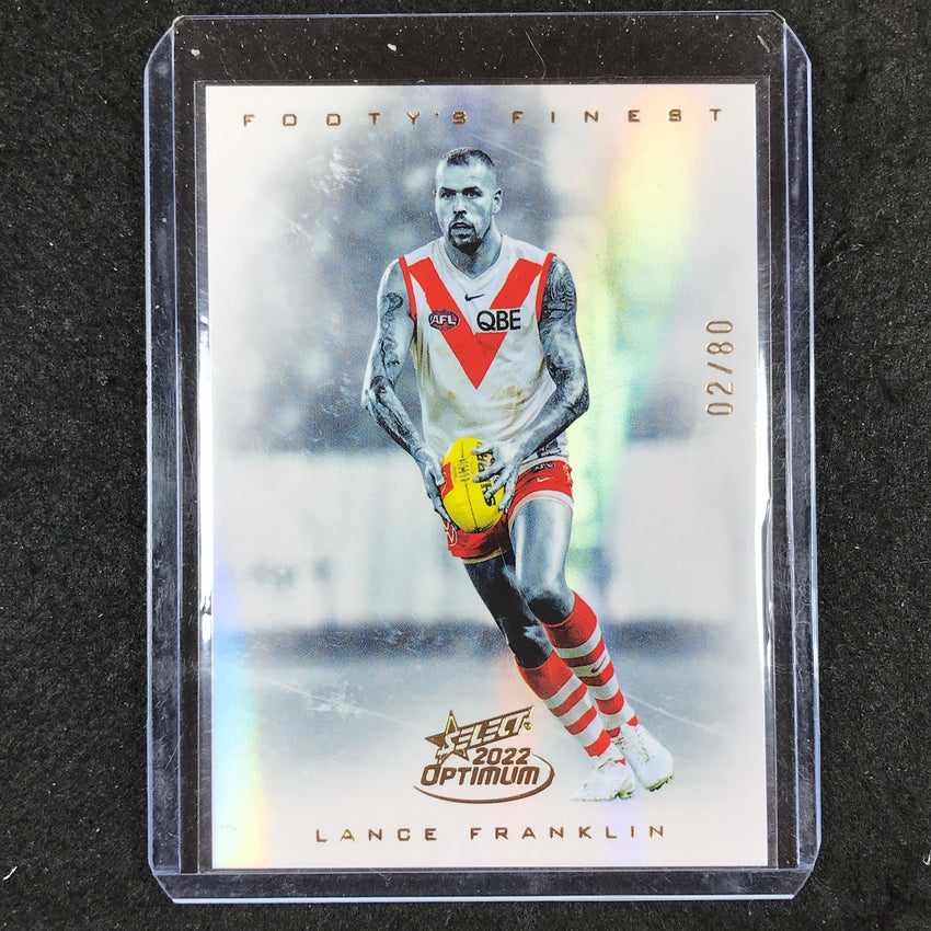 2022 Select AFL Optimum LANCE FRANKLIN Footy's Finest 02/80