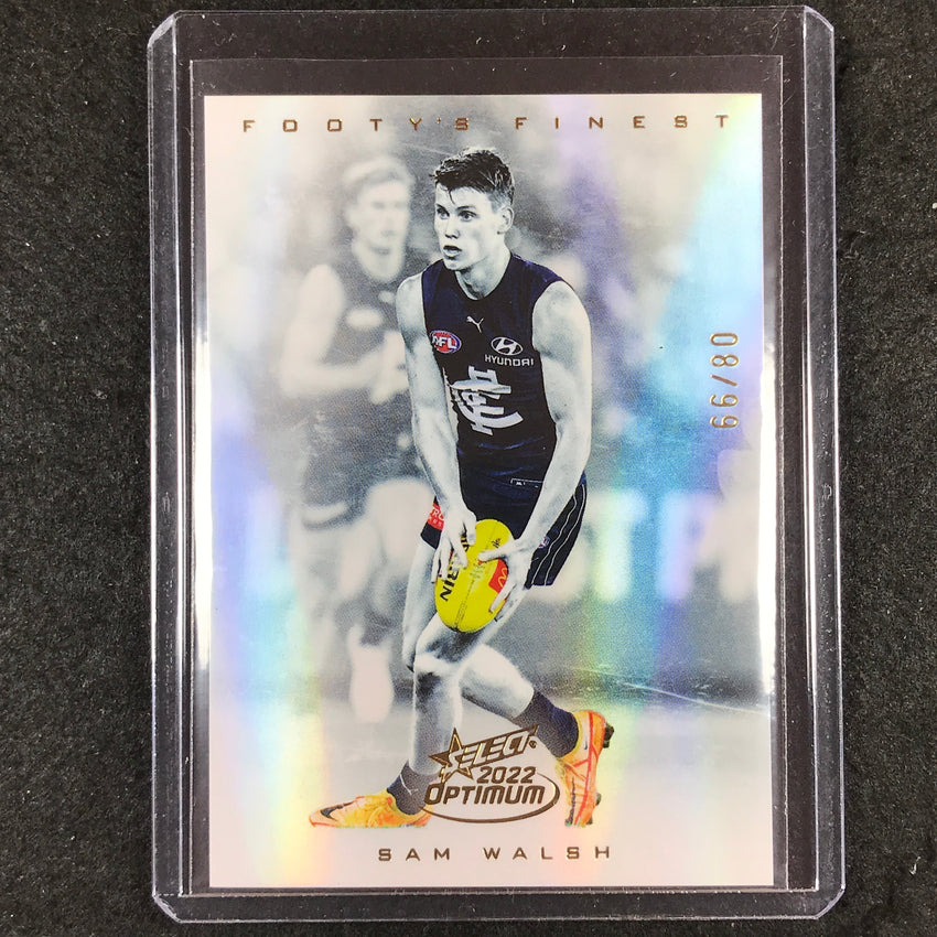 2022 Select AFL Optimum SAM WALSH Footy's Finest 66/80