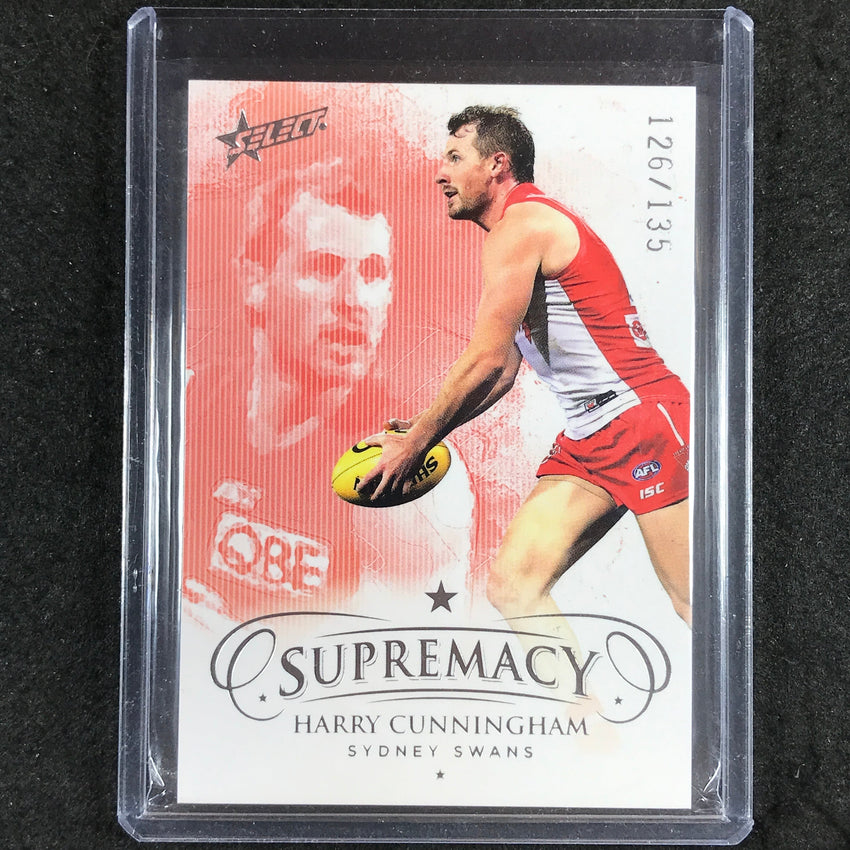 2021 Select AFL Supremacy HARRY CUNNINGHAM Base Silver 126/135 #92