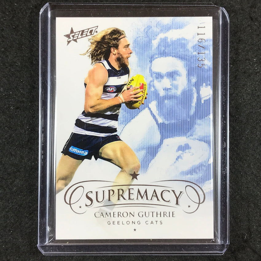 2021 Select AFL Supremacy CAMERON GUTHRIE Base Silver 116/135 #39