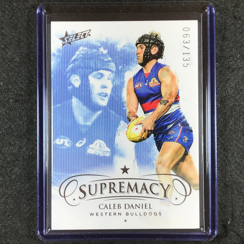 2021 Select AFL Supremacy CALEB DANIEL Base Silver 063/135 #104