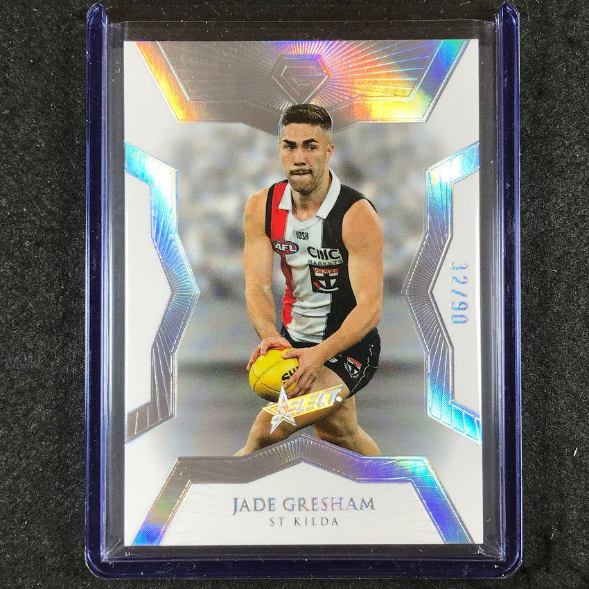 2023 Select AFL Gem JADE GRESHAM Base Silver 32/90 #G129