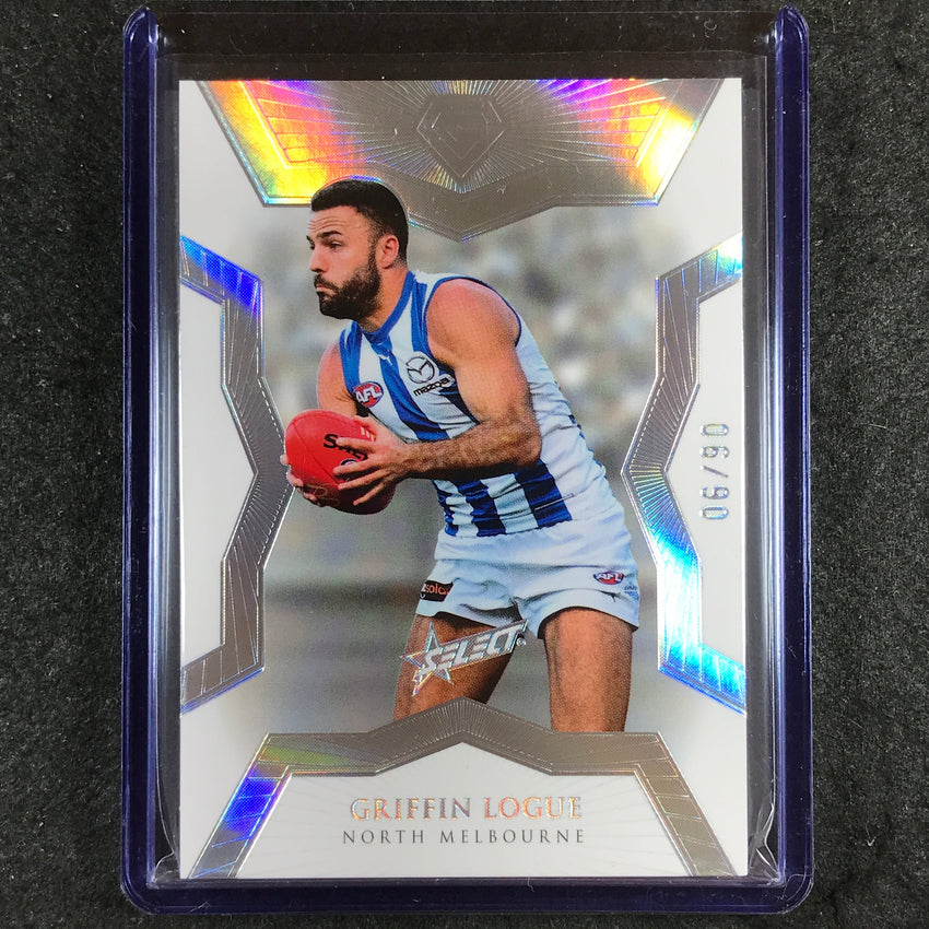 2023 Select AFL Gem GRIFFIN LOGUE Base Silver 06/90 #G102