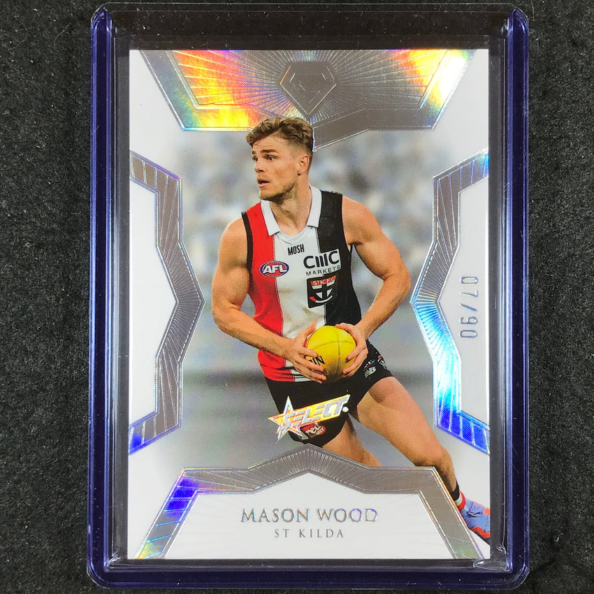 2023 Select AFL Gem MASON WOOD Base Silver 07/90 #G135