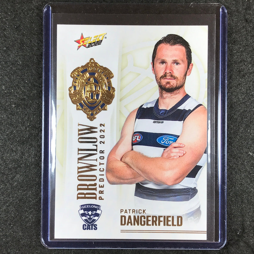 2022 Select Footy Stars PATRICK DANGERFIELD Brownlow Predictor Gold 120/185 #38