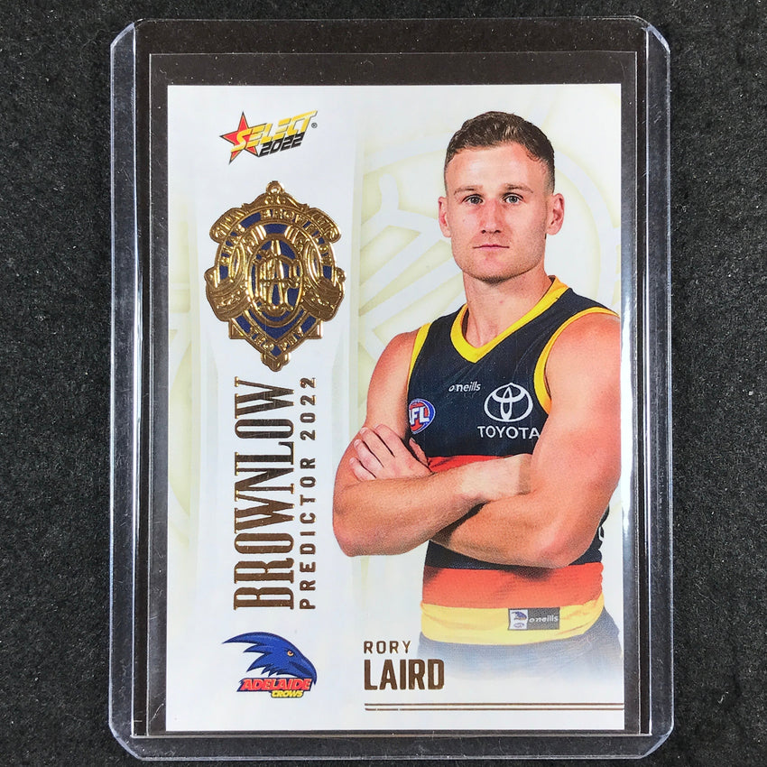2022 Select AFL Footy Stars RORY LAIRD Brownlow Predictor Gold 110/185 #BPG2