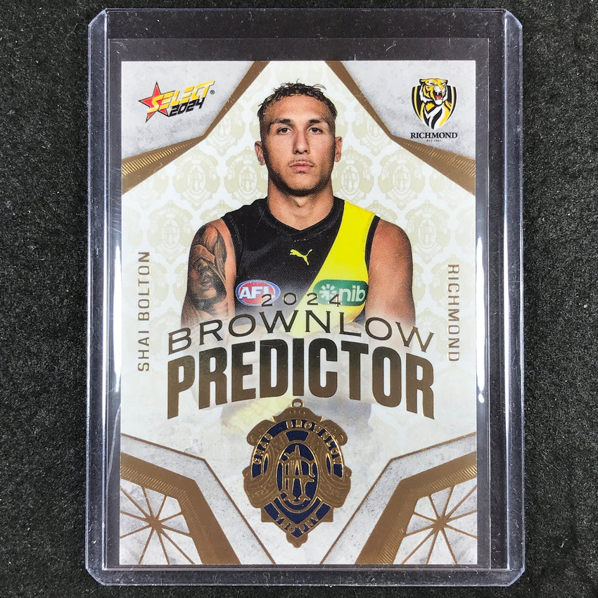 2024 Select AFL Footy Stars SHAI BOLTON Brownlow Predictor Gold 149/315 #BPG79