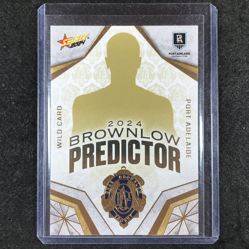 2024 Select Footy Stars PORT ADELAIDE WILDCARD Brownlow Predictor 201/315 #78