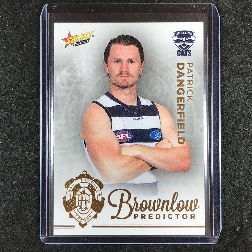 2020 Select Footy Stars PATRICK DANGERFIELD Brownlow Predictor Gold 092/140 #25