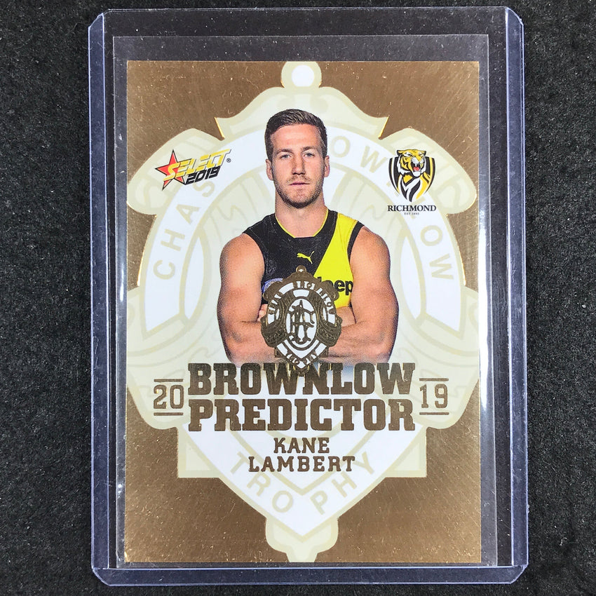 2019 Select AFL Footy Stars KANE LAMBERT Brownlow Predictor Gold 026/225 #BPG107
