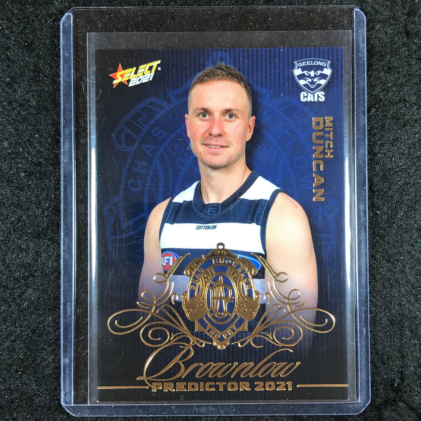 2021 Select AFL Footy Stars MITCH DUNCAN Brownlow Predictor Gold 095/140 #BPG26