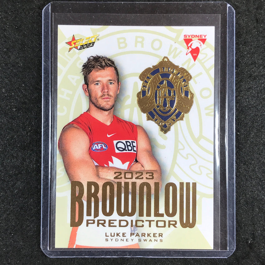 2023 Select AFL Footy Stars LUKE PARKER Brownlow Predictor Gold 196/260 #BPG78