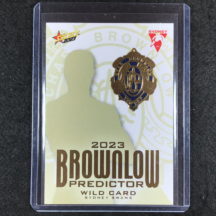2023 Select AFL Footy Stars SYDNEY SWANS WILDCARD Brownlow Predictor 110/260 #79