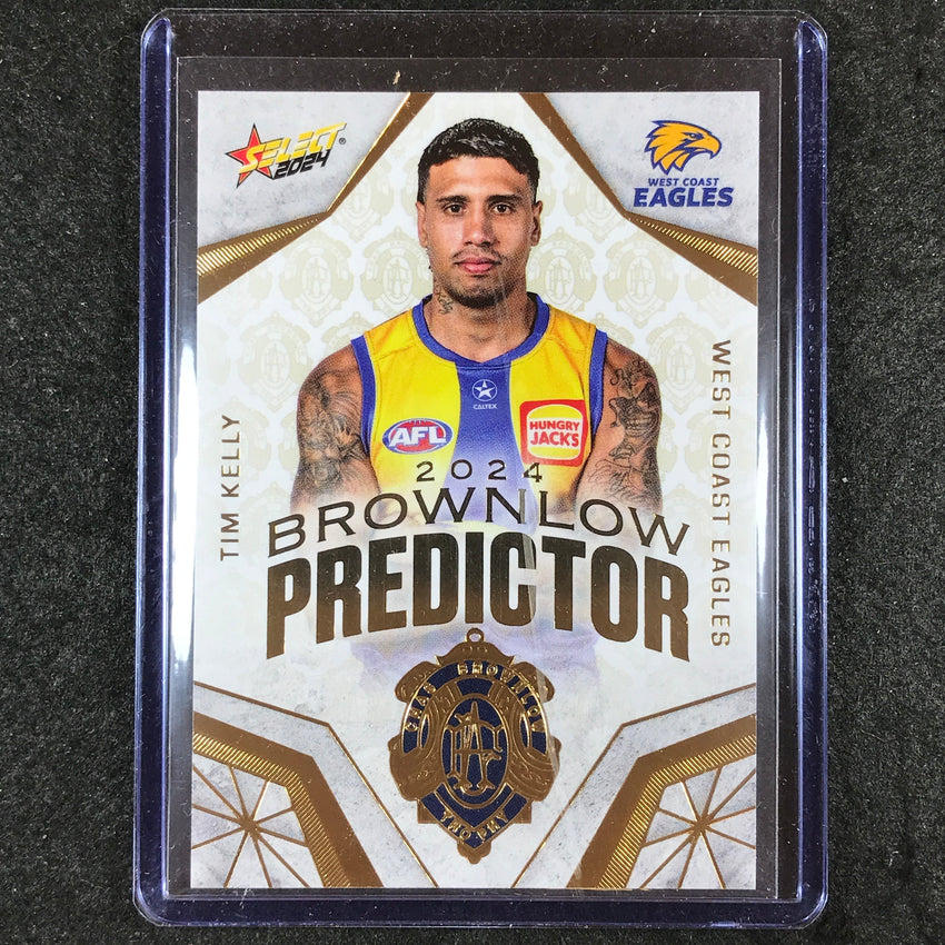 2024 Select AFL Footy Stars TIM KELLY Brownlow Predictor Gold 005/315 #BPG99