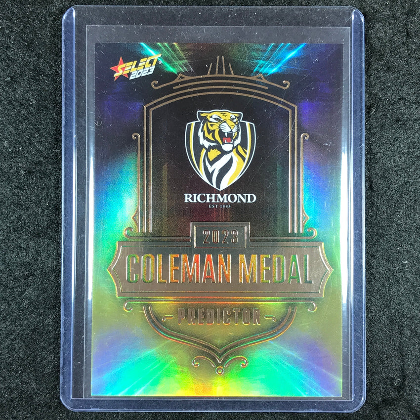 2023 Select AFL Footy Stars RICHMOND Coleman Medal Predictor Gold 219/260 #14