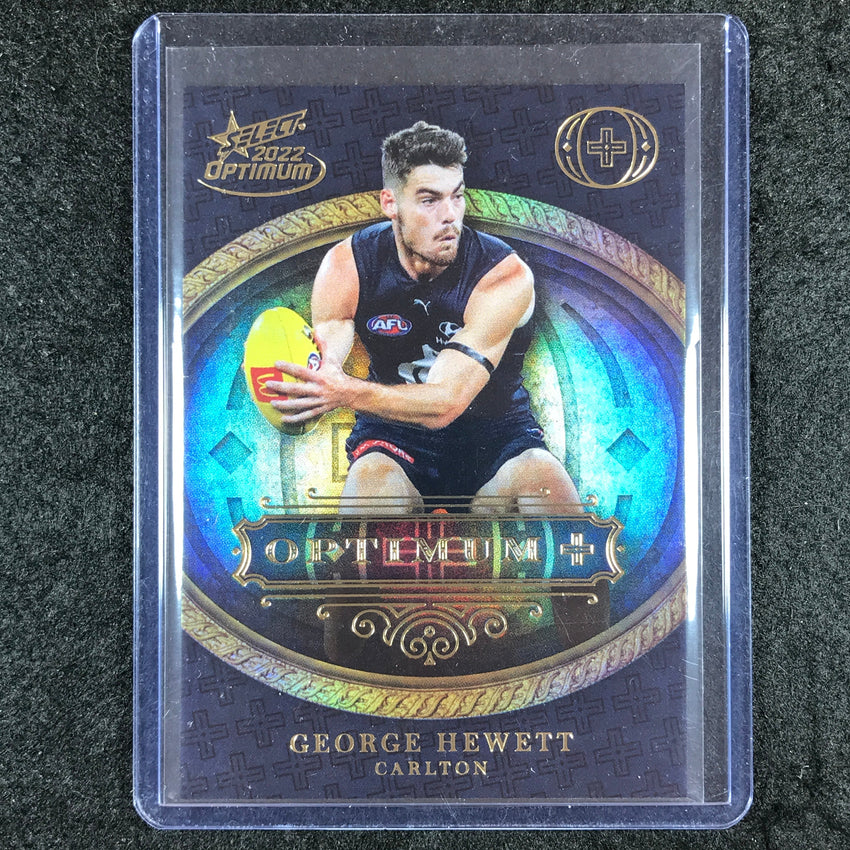 2022 Select AFL Optimum GEORGE HEWETT Optimum+ Plus Parallel 006/115 #OPP25