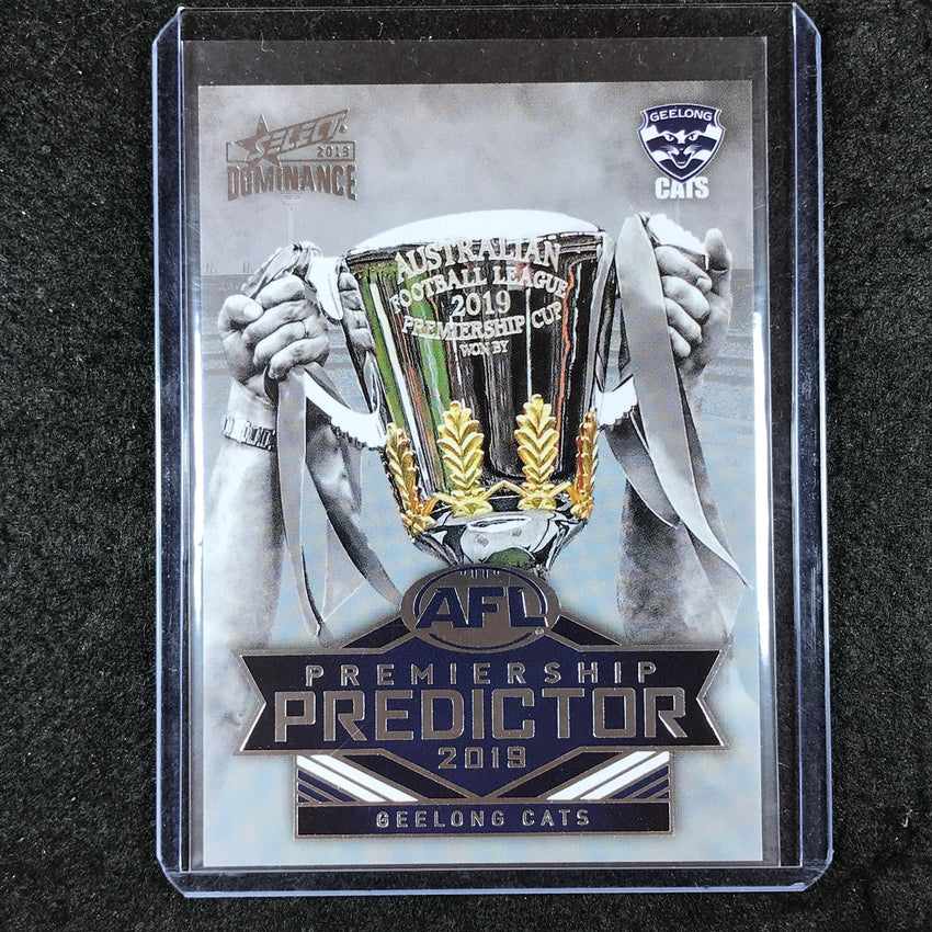 2019 Select AFL Dominance GEELONG CATS Premiership Predictor Silver 150/175 #14