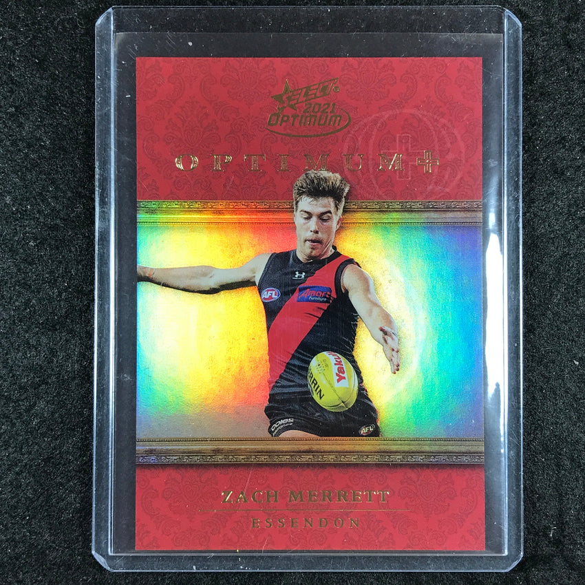 2021 Select AFL Optimum ZACH MERRETT Optimum+ Plus Parallel 081/115 #OPP42