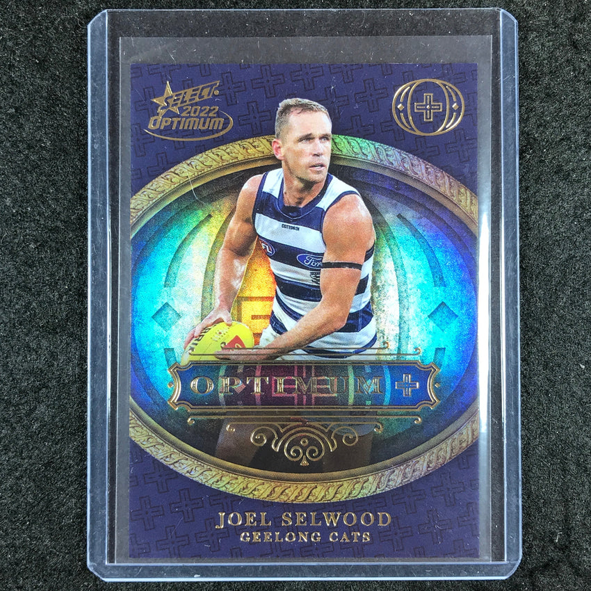 2022 Select AFL Optimum JOEL SELWOOD Optimum+ Plus Parallel 019/115 #OPP63