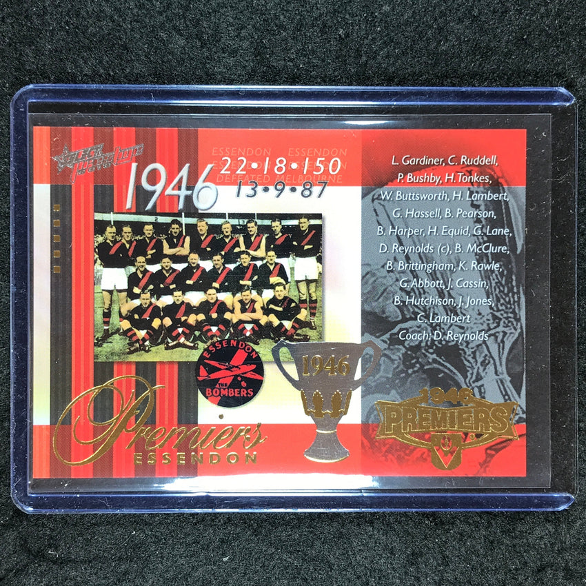 2010 Select AFL Prestige ESSENDON BOMBERS 1946 VFL Premiership 146/400 #PC60