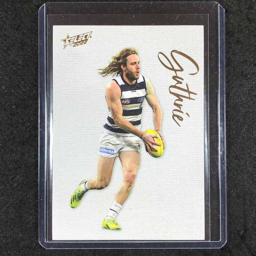 2022 Select AFL Footy Stars CAMERON GUTHRIE Blank Canvas 001/250 #BC71