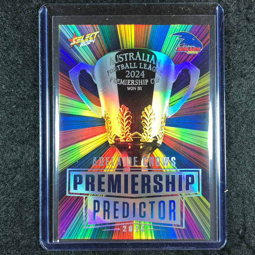 2024 Select Footy Stars ADELAIDE CROWS Premiership Predictor Platinum 58/60 #1