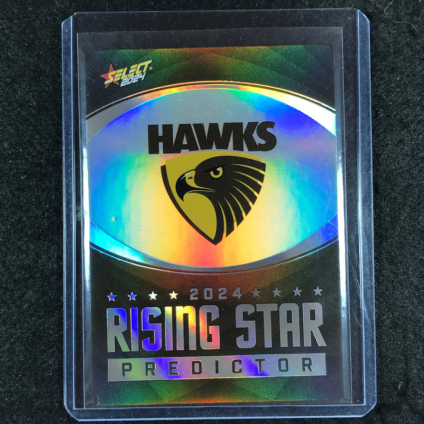 2024 Select AFL Footy Stars HAWTHORN Rising Star Predictor Platinum 27/60 #10
