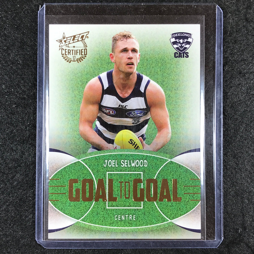 2017 Select AFL Certified JOEL SELWOOD Goal to Goal 006/285 #GG33