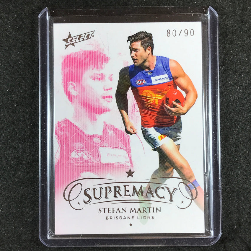 2019 Select AFL Supremacy STEFAN MARTIN Base Silver 80/90 #10