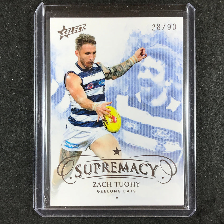 2019 Select AFL Supremacy ZACH TUOHY Base Silver 28/90 #42