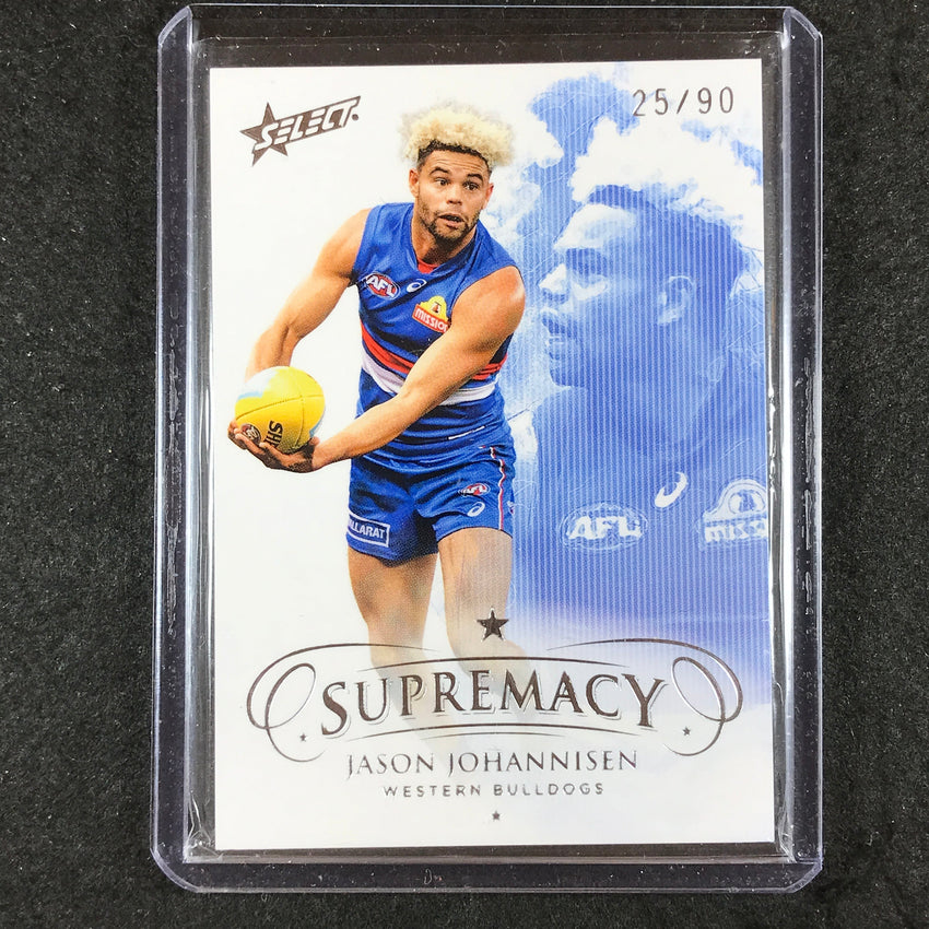 2019 Select AFL Supremacy JASON JOHANNISEN Base Silver 25/90 #105