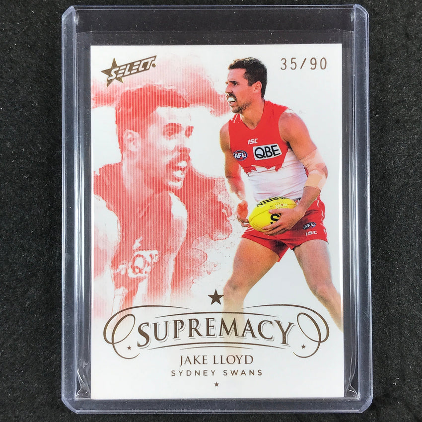 2021 Select AFL Supremacy JAKE LLOYD Base Gold 35/90 #93