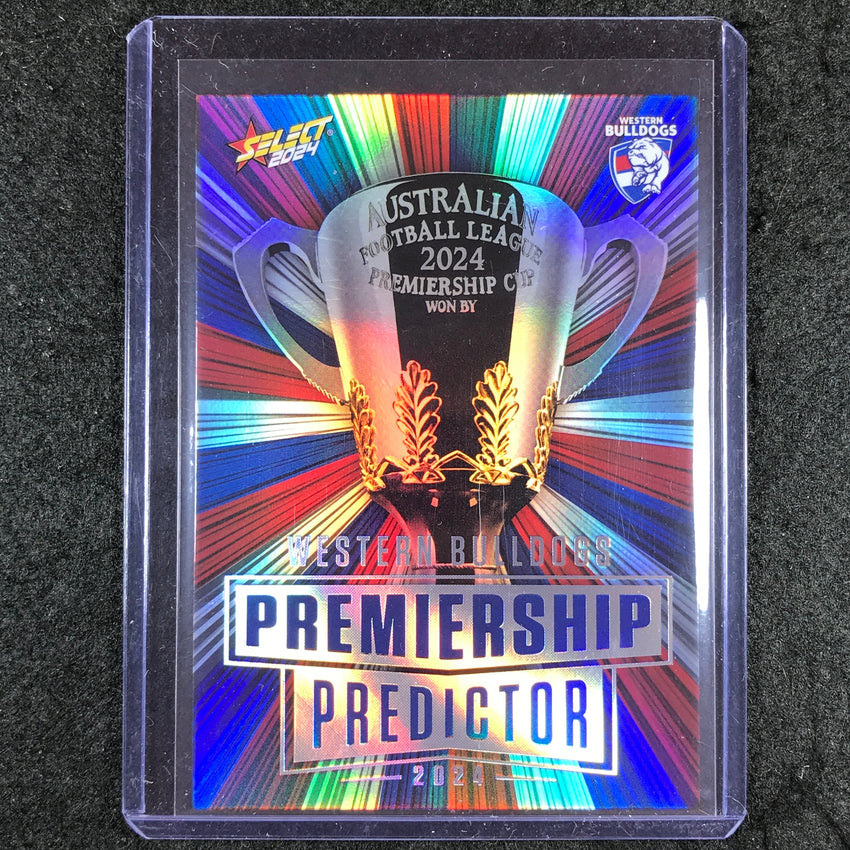 2024 Select AFL Footy Stars BULLDOGS Premiership Predictor Platinum 53/60 PPP18