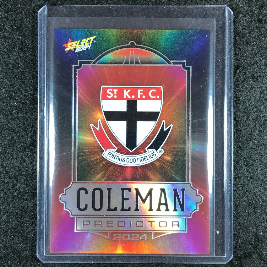 2024 Select AFL Footy Stars ST. KILDA Coleman Medal Predictor Platinum 55/60 #15