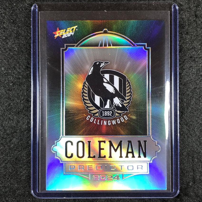 2024 Select AFL Footy Stars COLLINGWOOD Coleman Predictor Platinum 59/60 #CPP4