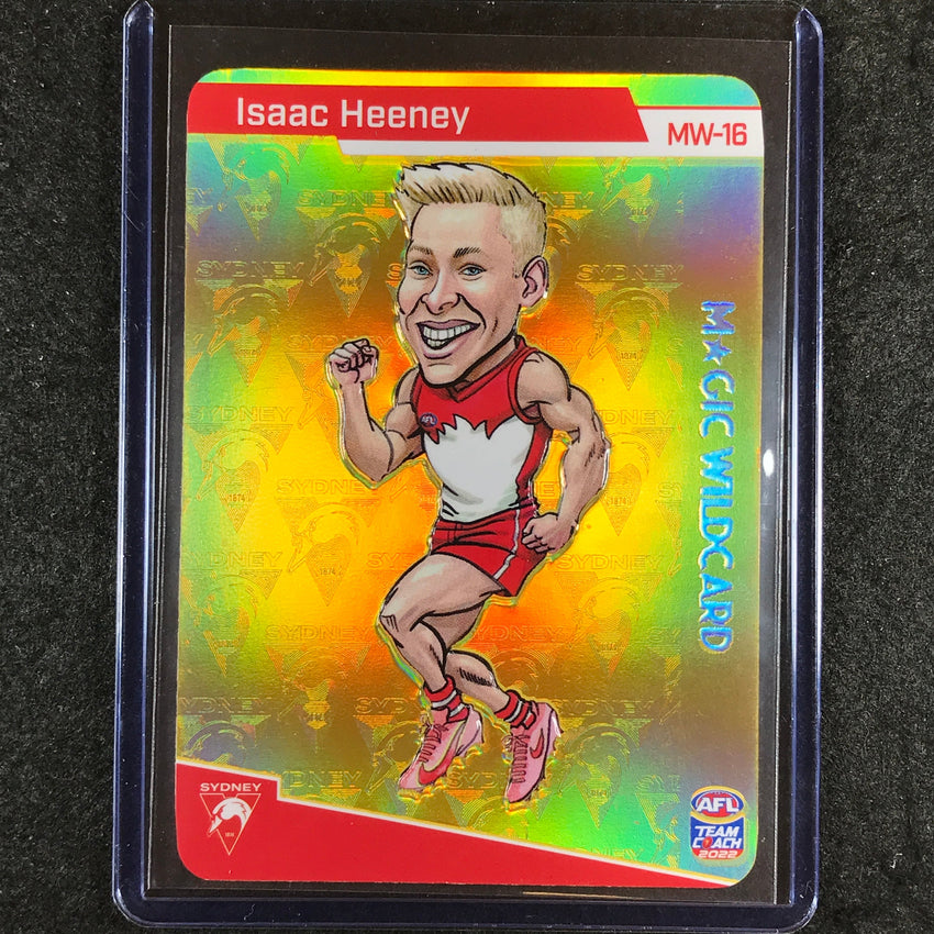 2022 Teamcoach AFL ISAAC HEENEY Magic Wildcard Gold #MW-16