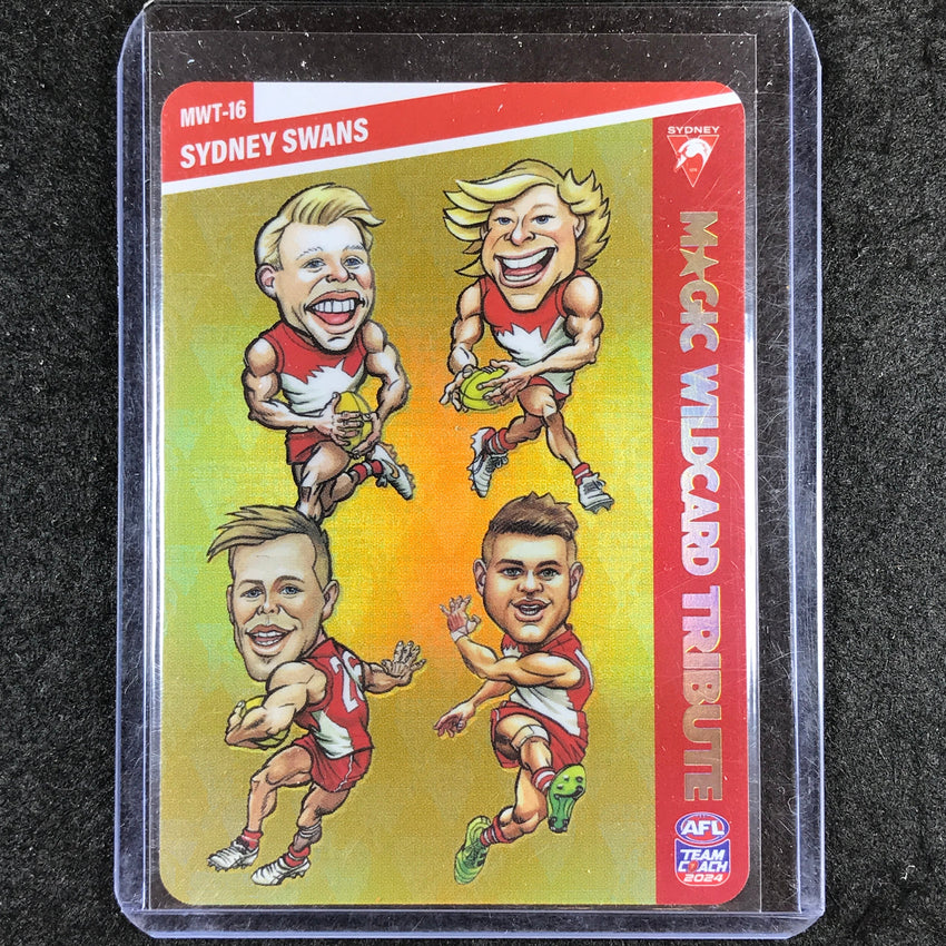 2024 Teamcoach AFL SYDNEY SWANS Magic Wildcard Tribute Gold #MWT-16