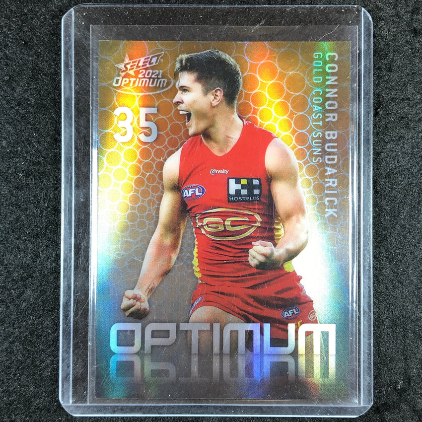 2021 Select AFL Optimum CONNOR BUDARICK Optimum Mirror 52/60 #OM18