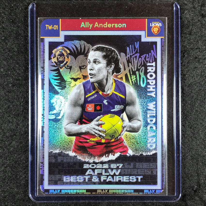 2023 Teamcoach AFL ALLY ANDERSON Trophy Wildcard 2022 AFLW Best & Fairest #TW-01