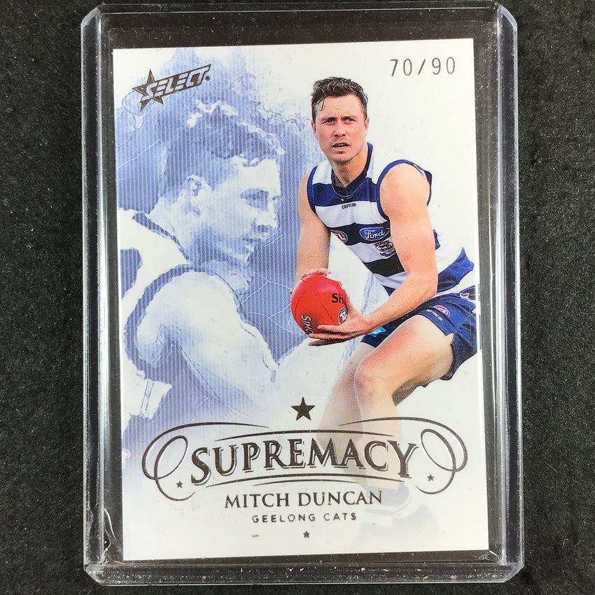 2019 Select AFL Supremacy MITCH DUNCAN Base Silver 70/90 #39