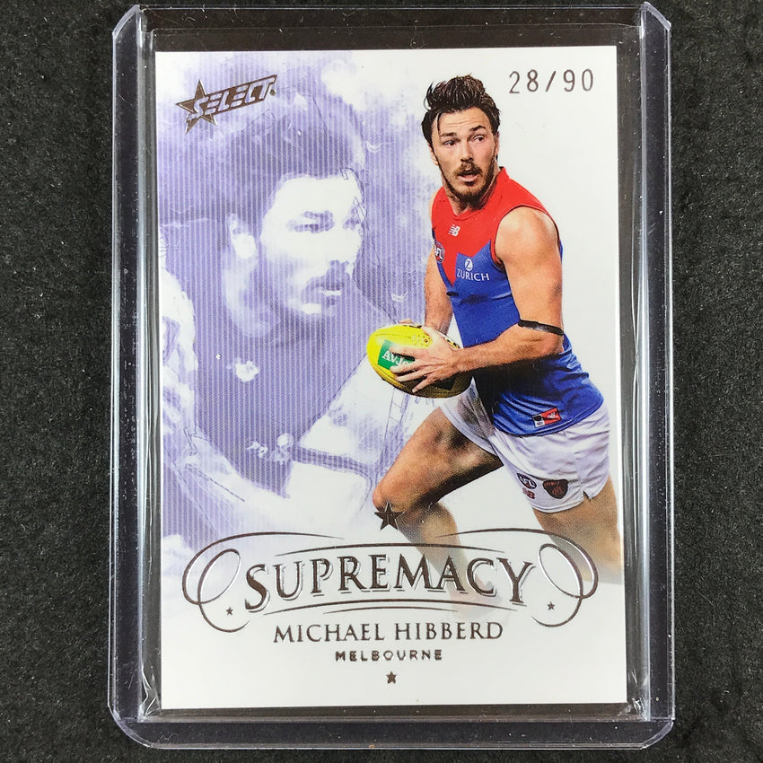 2019 Select AFL Supremacy MICHAEL HIBBERD Base Silver 28/90 #63