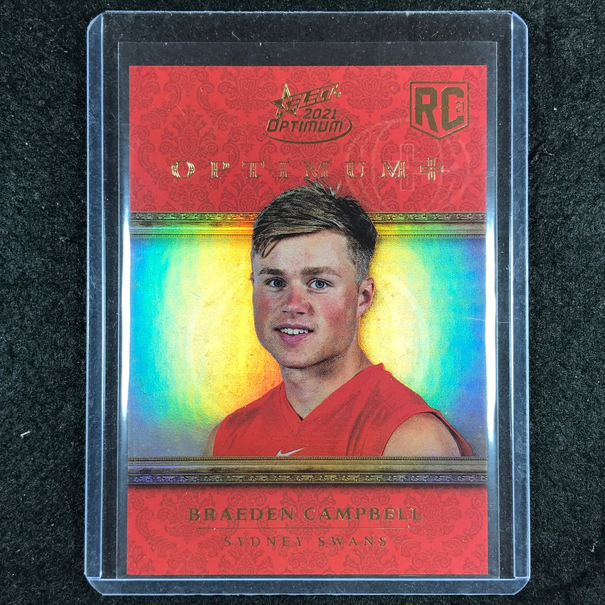 2021 Select AFL Optimum BRAEDEN CAMPBELL Optimum+ Plus Rookie 042/115 #OPP168