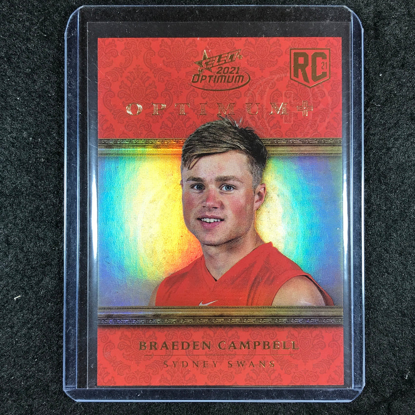 2021 Select AFL Optimum BRAEDEN CAMPBELL Optimum+ Plus Rookie 080/115 #OPP168