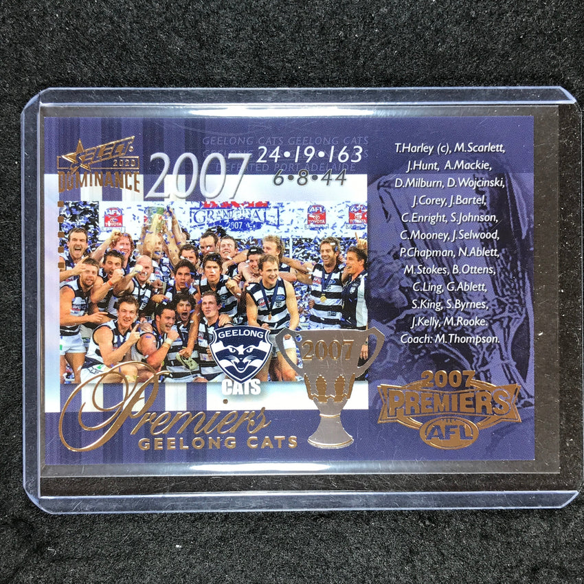 2020 Select AFL Dominance GEELONG 2007 Premiership Commemorative 078/275 #PC113
