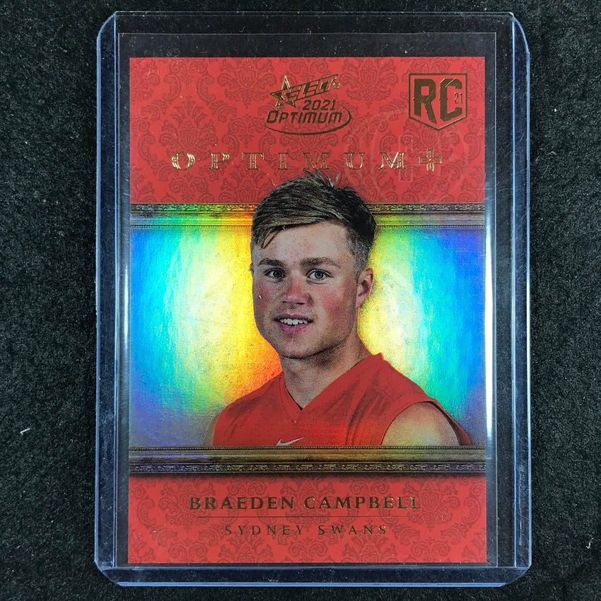 2021 Select AFL Optimum BRAEDEN CAMPBELL Optimum+ Plus Rookie 041/115 #OPP168