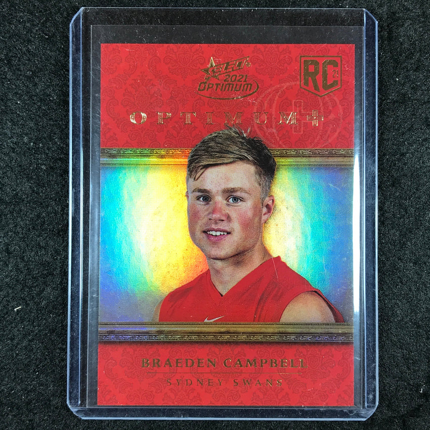 2021 Select AFL Optimum BRAEDEN CAMPBELL Optimum+ Plus Rookie 004/115 #OPP168