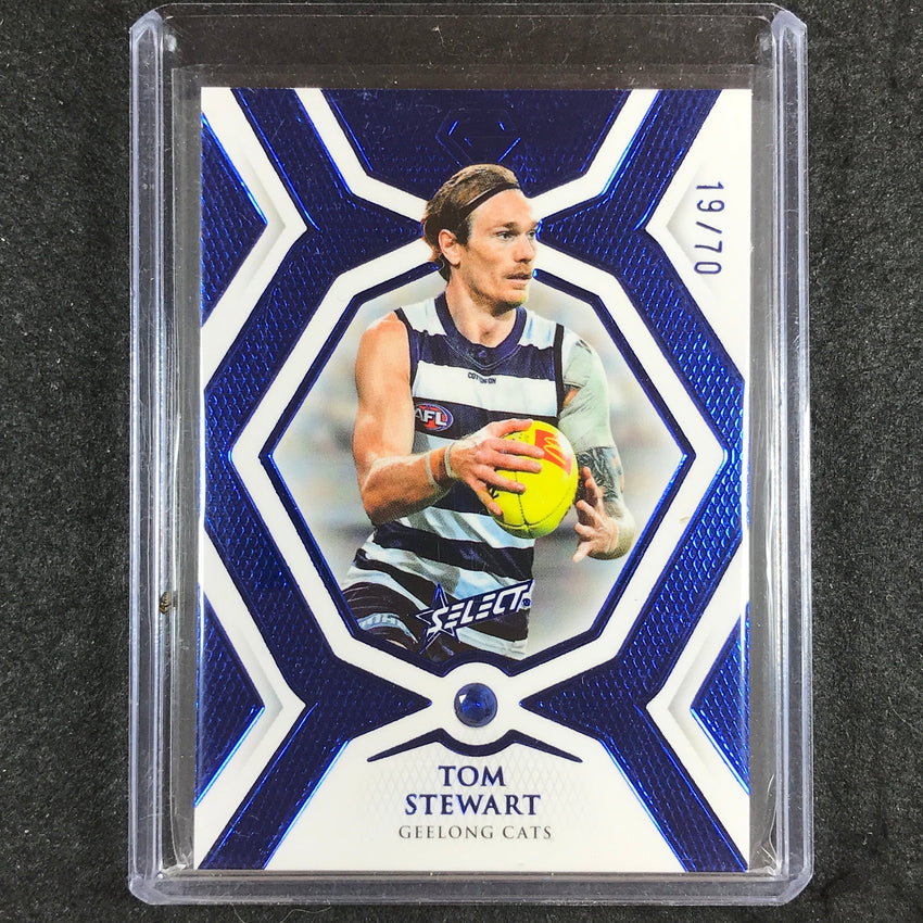 2023 Select AFL Gem TOM STEWART Base Sapphire Gem Series 19/70 #GS28