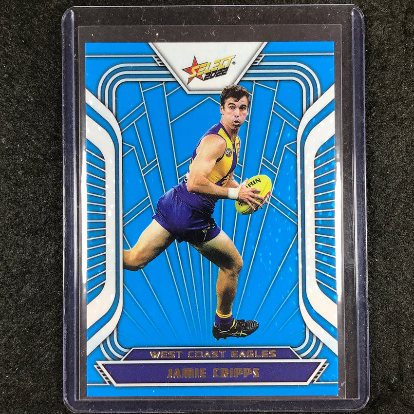 2022 Select AFL Footy Stars JAMIE CRIPPS Fractured Arctic Blue 001/190 #FB195