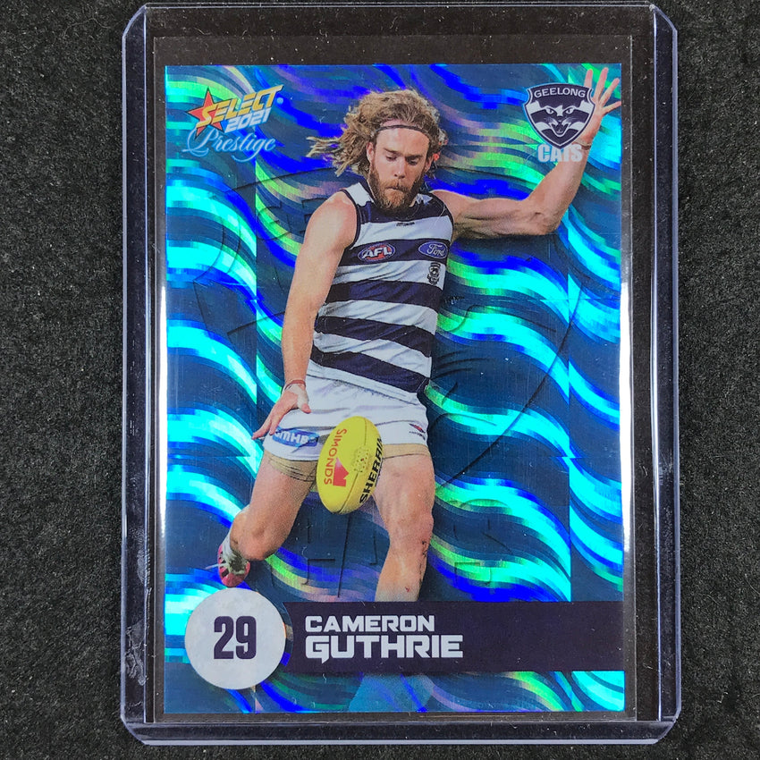 2021 Select AFL Prestige CAMERON GUTHRIE Blue 029/125 #58