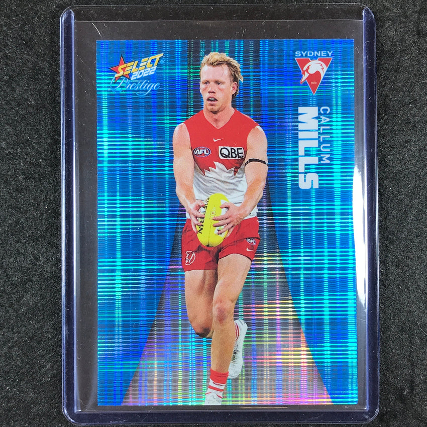 2022 Select AFL Footy Stars Prestige CALLUM MILLS Blue 014/110 #142